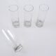 Set of glasses, Hollywood Regency style, 1970s, made in Italy