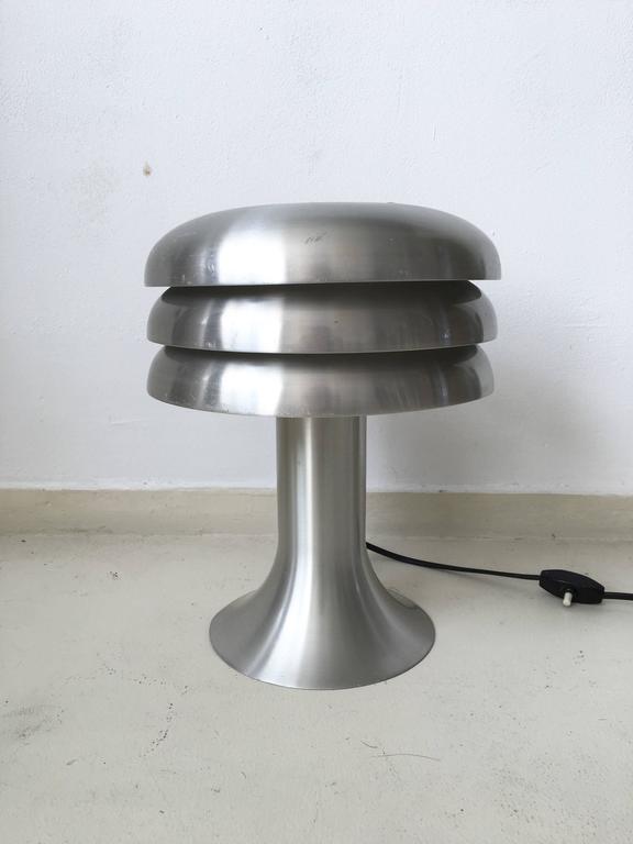 Desk lamp aluminum brushed by Hans Agne Jakobsson model BN - 25
