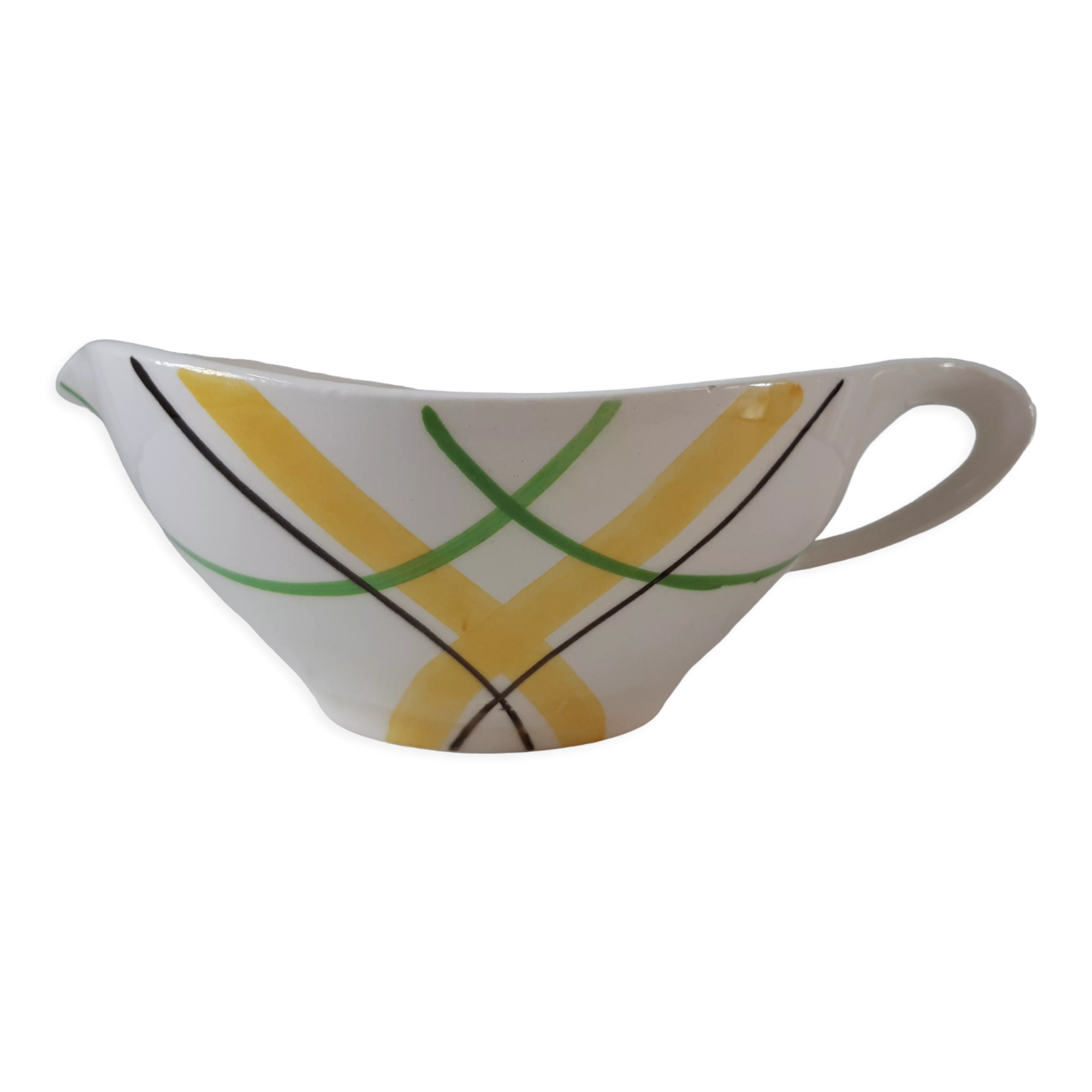 Sauce boat Gien Superb tureen model Sarabande years 50-60