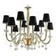 Modern Venetian Rostrato Murano Glass Chandelier by Simoeng for Simoeng