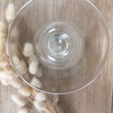6 foot glasses in engraved glass braces