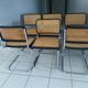 Suite de 6 chaises Cesca B32 par Marcel Breuer vintage années 1990