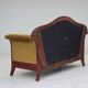 1950s, Danish 2-seater sofa in Biedermeier style, furniture velour.
