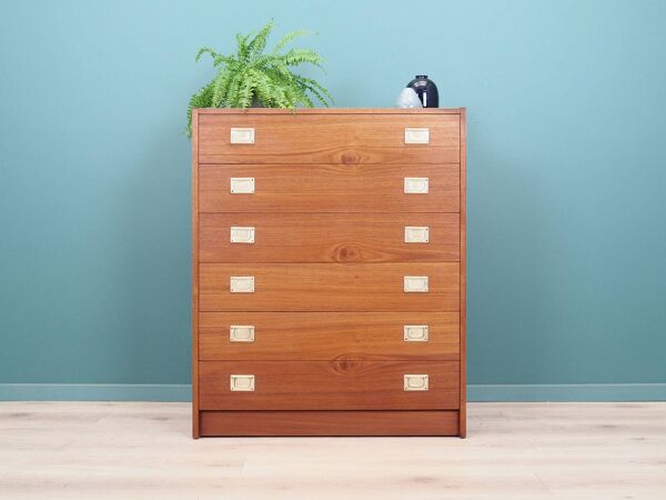 Commode en merisier, design danois, années 1970