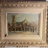Tableau ancien Église