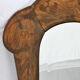 Miroir en bois gravé de style art nouveau vers 1930 53x85cm