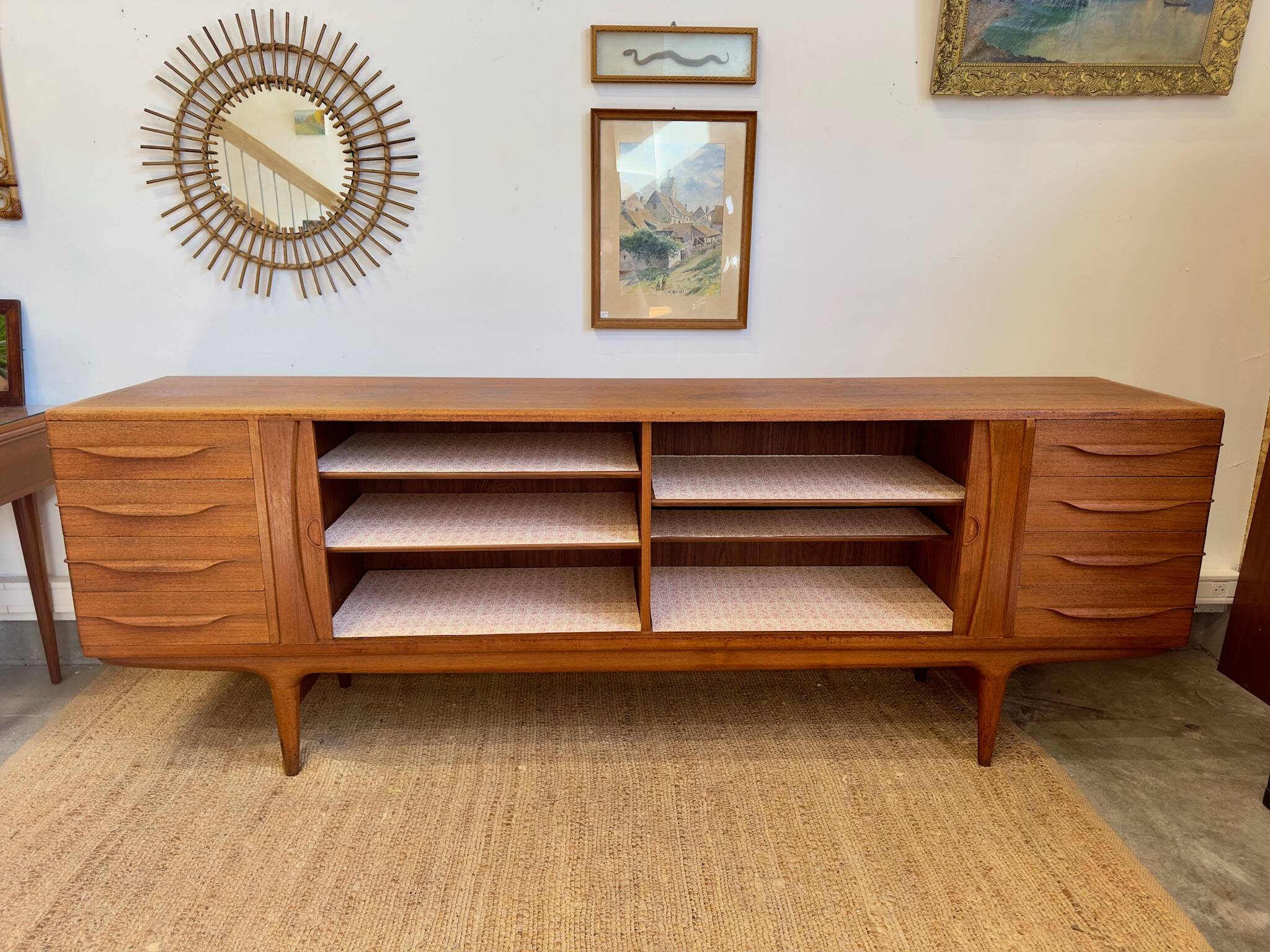 Enfilade danoise U15 par Johannes Andersen pour Samcom (années 1960)