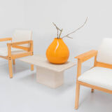 Set of two vintage lounge seats