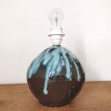 Lampe boule terre cuite émaillée