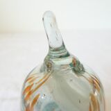 Sulphide / glass pear paperweight Mdina Islands of Malta