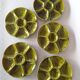10 earthenware oyster plates from Gien