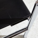 Lc1 leather armchair by le corbusier for cassina