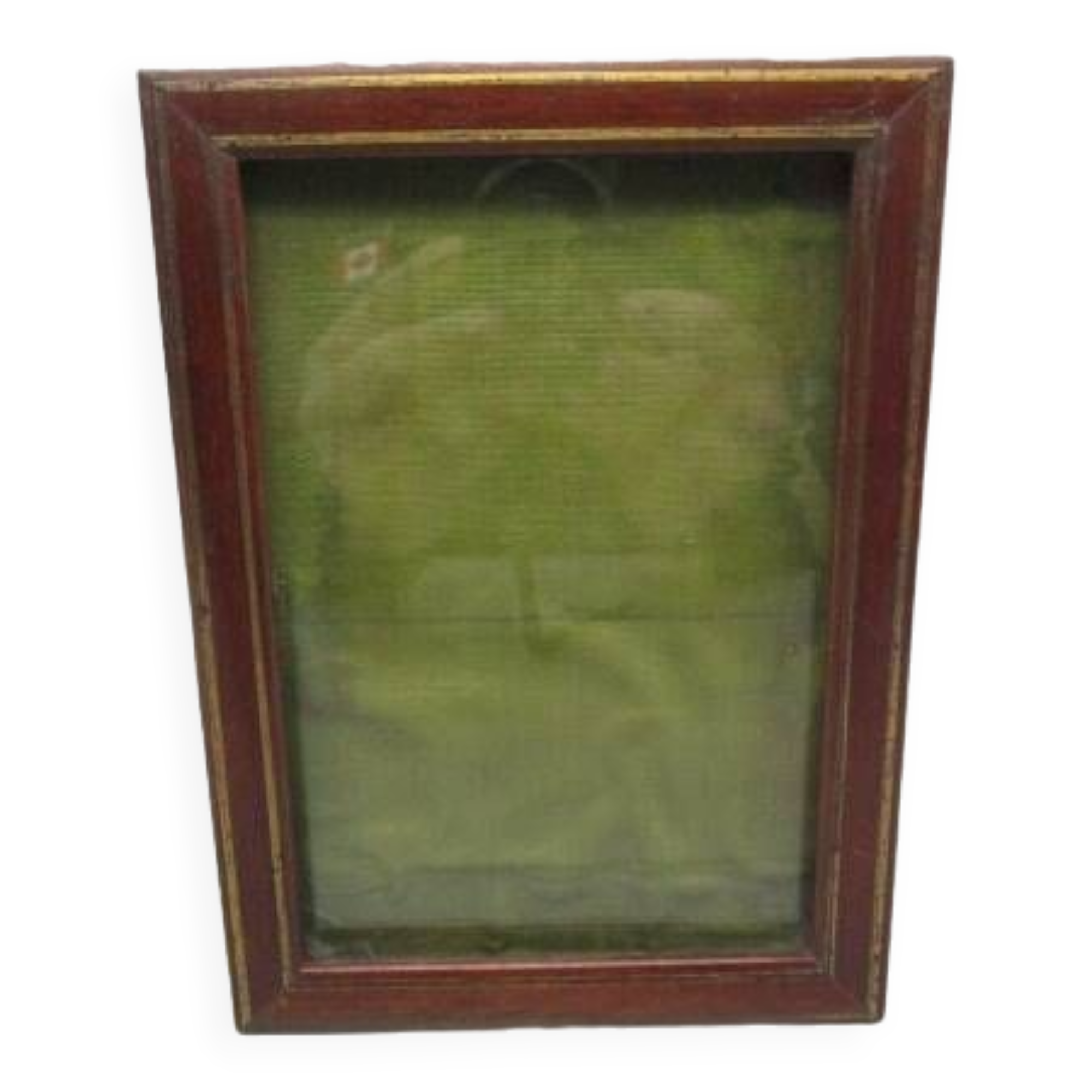 Small old frame in inlaid wood
