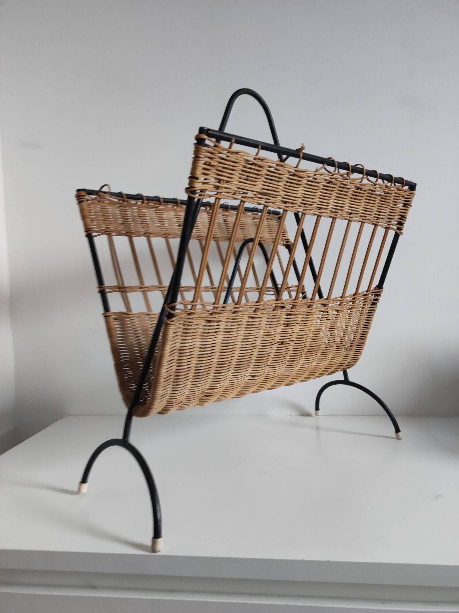 Door reviews steel wire rattan modernist vintage 50 s