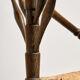 Oak armchair with three legs