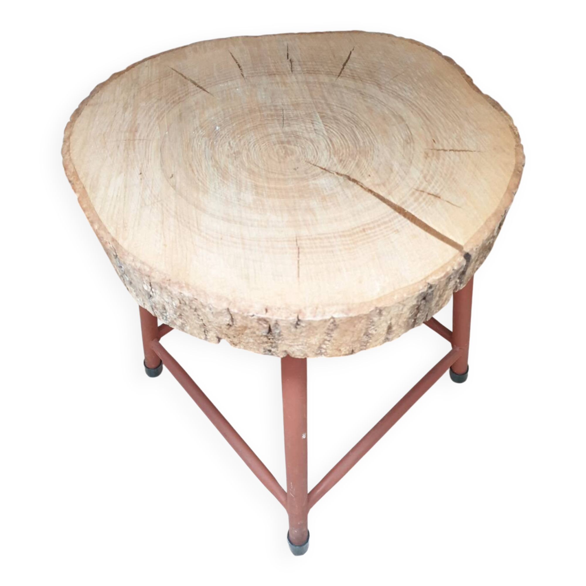 Vintage Stool Side Table