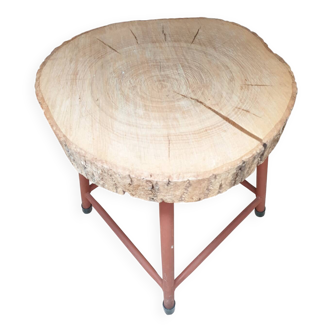 Vintage Stool Side Table