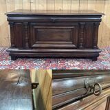Large 18th century oak chest