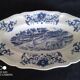 Set of a gravy boat and 2 Sarreguemines ceramic ravines, Derby model