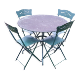 Garden furniture worked iron