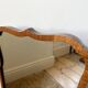Antique scallop edged wall mirror c.1920-30s
