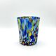 Set of 6 blown glass glasses with Murano murrine.