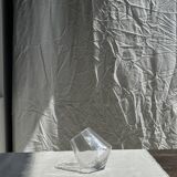 Small geometric carafe with diamond-shaped stopper and its 4 glasses