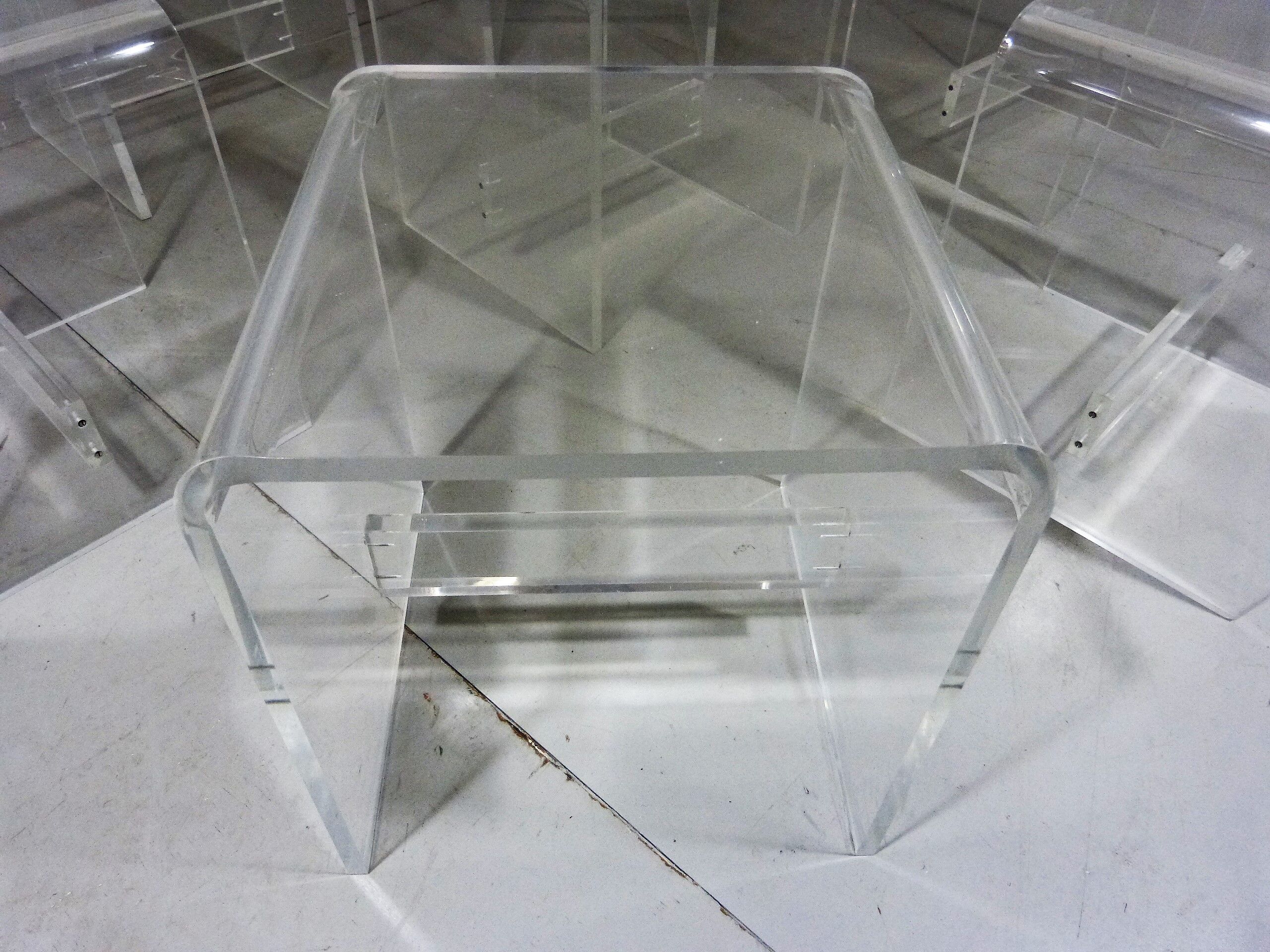 Vintage plexiglass stools 1960-70’s