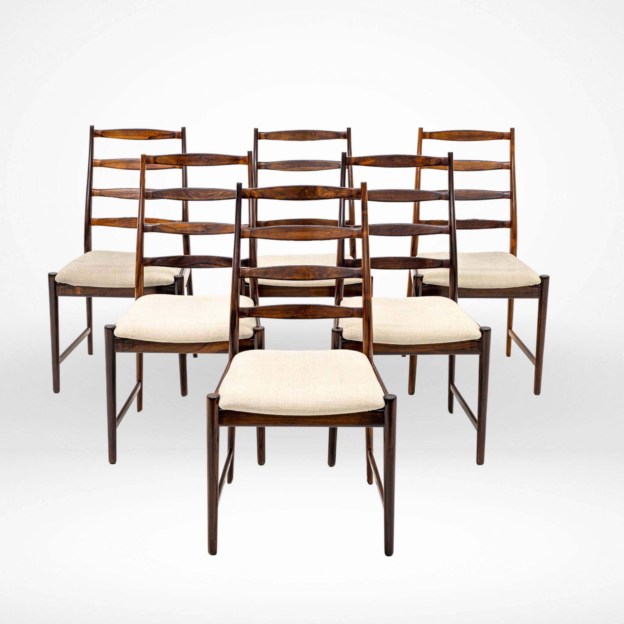 Torbjørn Afdal model 113 rosewood set of chairs