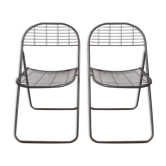 Lot de 2 chaises pliantes de Niels Gammelgaard
