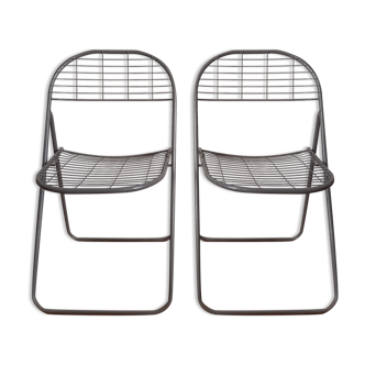Set of 2 folding chairs Niels Gammelgaard