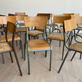 20 vintage mismatched school chairs
