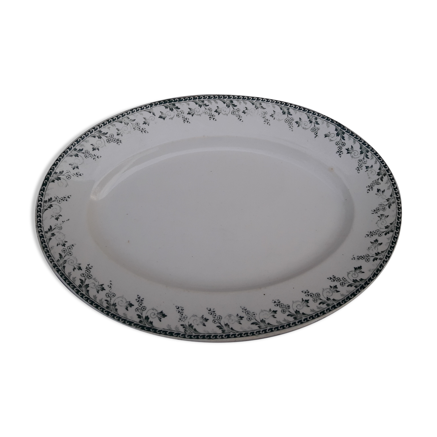 Gien model Montigny L 34 xm oval earthenware dish