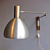 Danish mid-century modern adjustable wall lamp