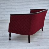 Années 1950, canapé danois 2 places, très bon état d'origine, bois de frêne.