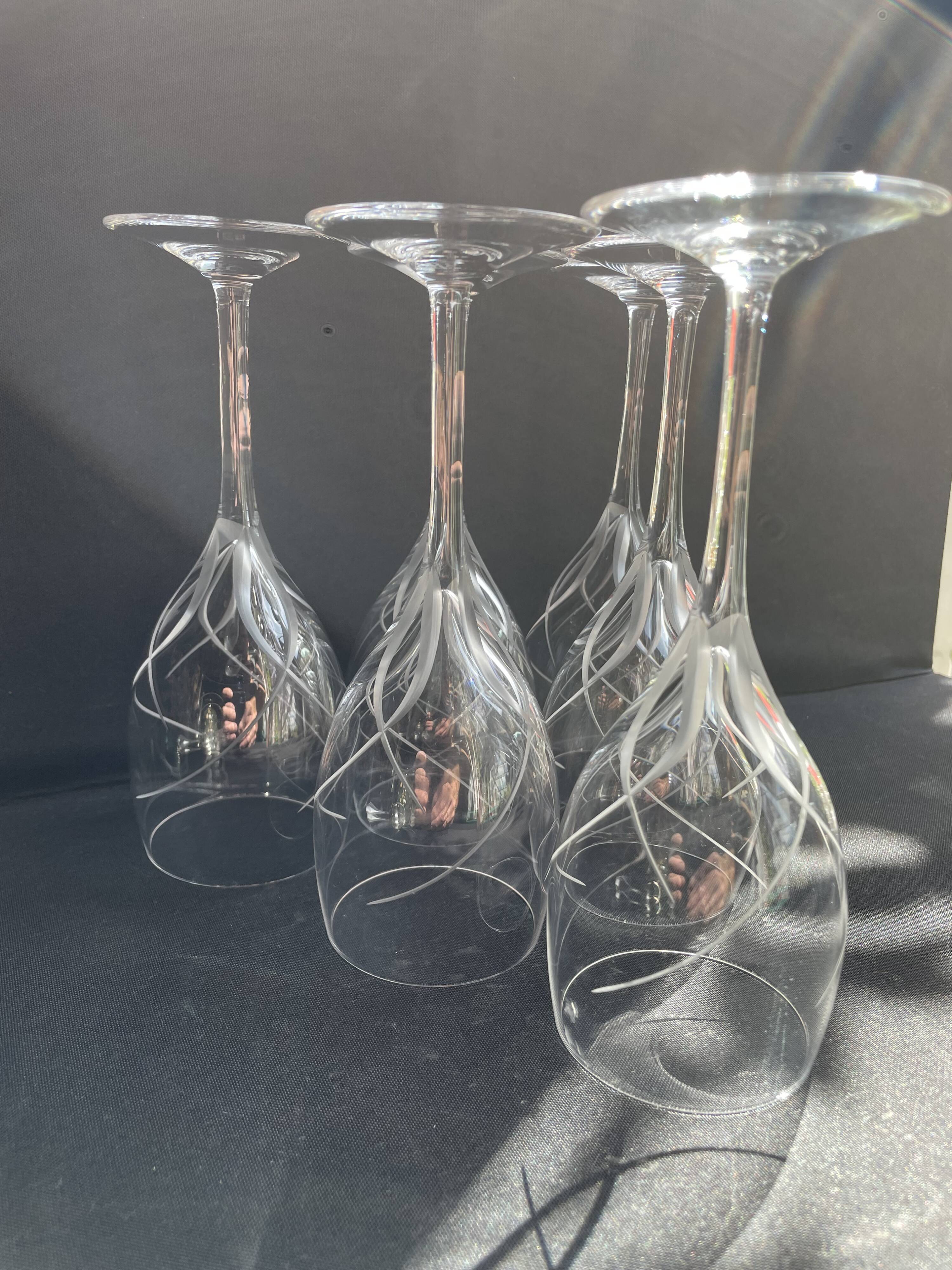 6 wine glasses – Cristalleries Royales de Champagne