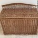 Vintage Rattan Chest Basket