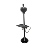 Standing ashtray with magazine rack