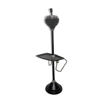 Standing ashtray with magazine rack