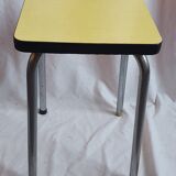 Yellow formica stool, 1970