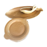 Fish service in Faïence - Sarreguemines