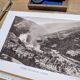 Ugine, Savoie. Photo print from 1942.