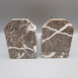 Pair of antique art-deco bookends, fish décor