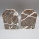 Pair of antique art-deco bookends, fish décor