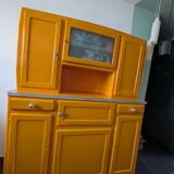 50s orange sideboard