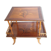 Table à thé Art Nouveau école de Nancy, début XXe