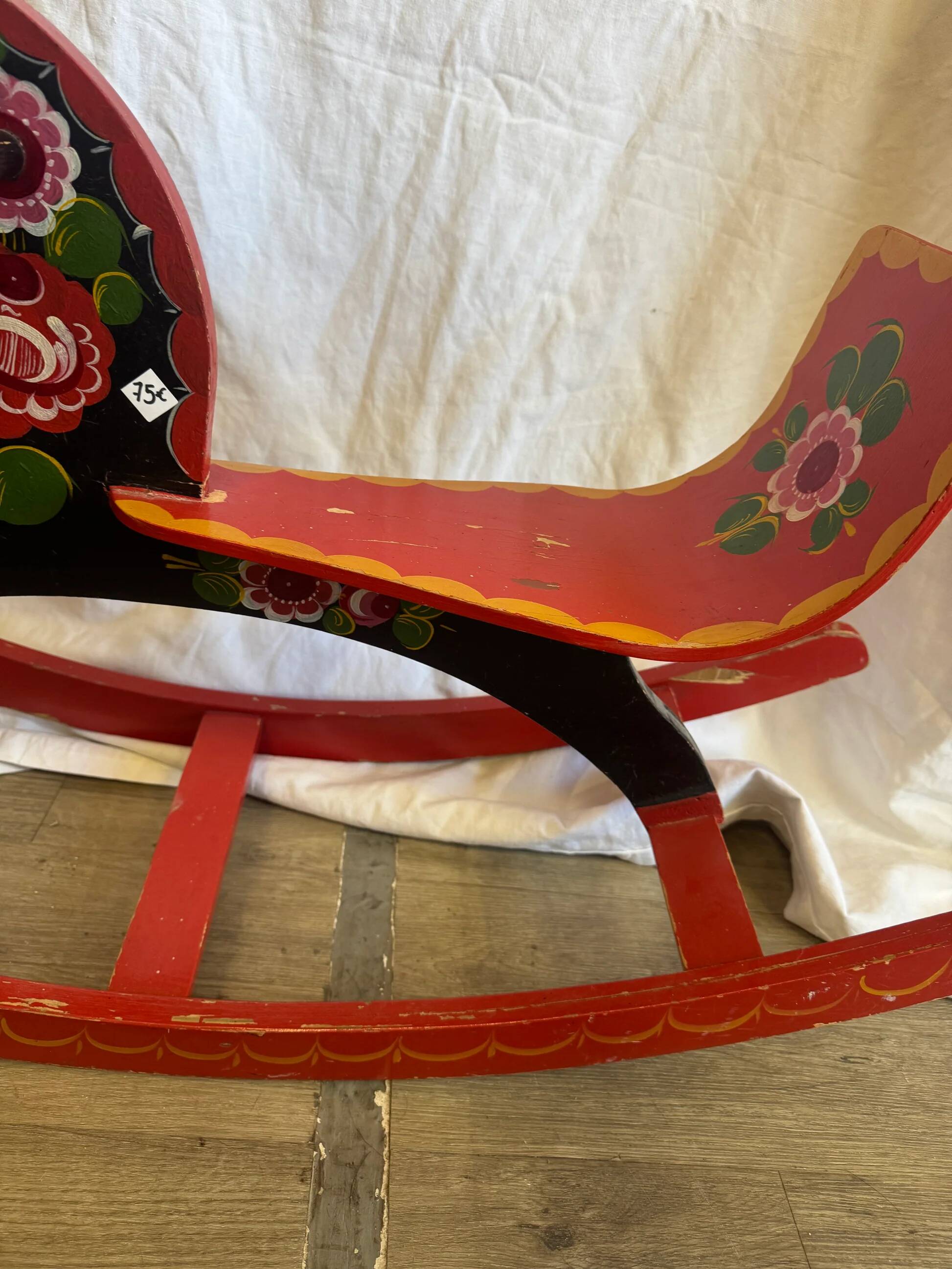 Vintage Russian rocking horse, 70s