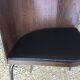 Ikea table late 20th century fusion model in dark wood and chrome legs