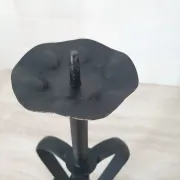 Large metal candlestick