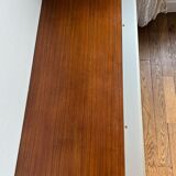 Commode 1960 bois Teck et alu par George Frydman pour EFA
